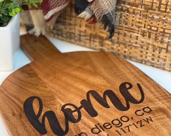 Personalized Cutting Board | Engraved Cutting Board | Realtor Closing gift | New home Housewarming gift | Christmas gift