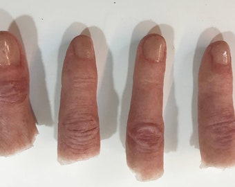 Realistischer abgetrennter Silikon-Finger-Requisite: Film, TV, Halloween