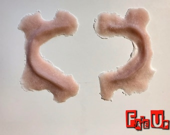 Prótesis de pómulos de gelatina con efectos especiales de zombi: Cosplay de no muertos