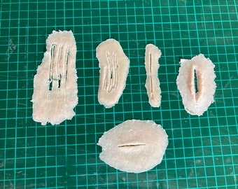 Kit de corte y rayado de efectos especiales de gelatina. Crea efectos protésicos.
