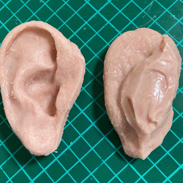 Protège-oreilles coupés en silicone. Fabriqué en silicone résistant.