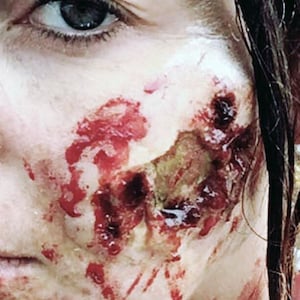 5 SFX Gelatine Prosthetic Wounds: Halloween Makeup