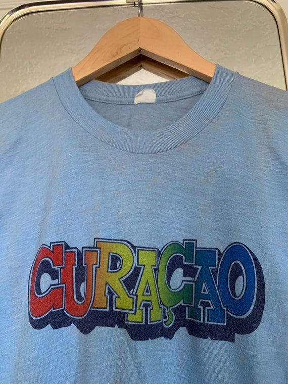 Vtg 70’s or 80’s Curaco Island T-shirt