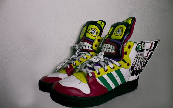 adidas originals jeremy scott wings zwart