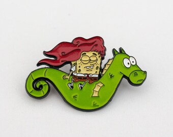 Seahorse Mystery pin