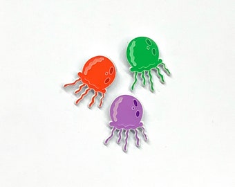 Jellyfish Pin Spongebob Pin Soft Enamel | Etsy