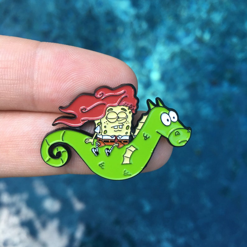 Spongebob & Mystery Pin Spongebob Pin Soft Enamel | Etsy