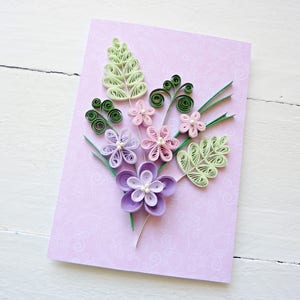 Quilled card / Birthday card/ Handmade card / Quilling / Greeting card