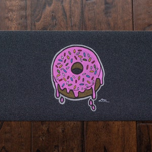 Custom Grip Tape Art Skateboard Grip Tape Art Griptape Skateboard Skateboard Griptape Yoshi Mario Fan Art Skateboard Grip Tape