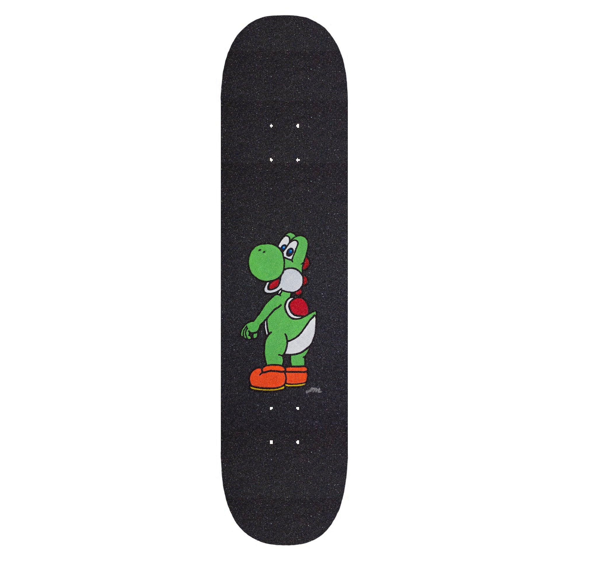 Custom Grip Tape Art Skateboard Grip Tape Art Griptape Skateboard Skateboard Griptape Yoshi Mario Fan Art Skateboard Grip Tape
