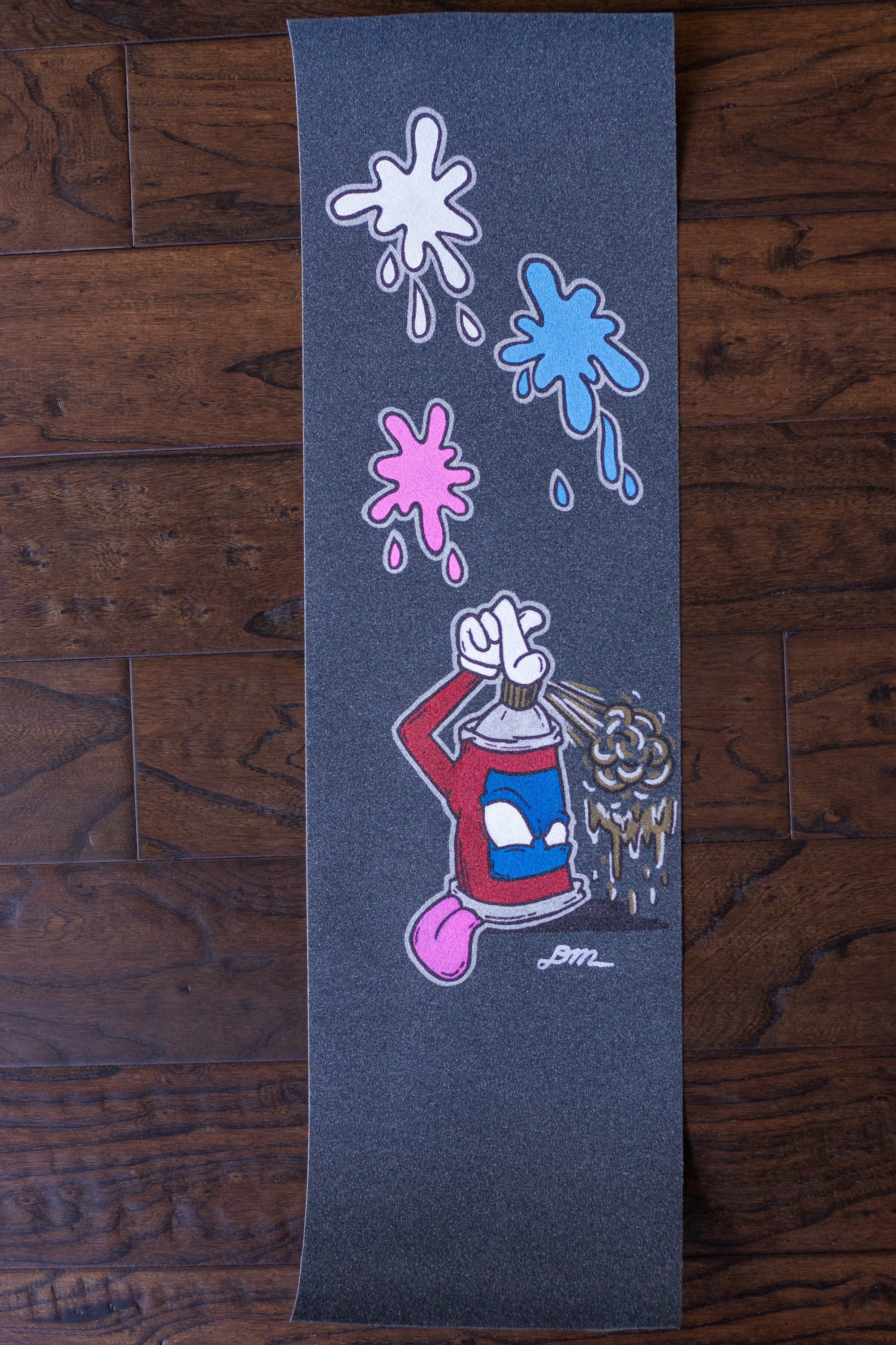 Skateboard Art Custom Skateboard Grip Tape Spray Paint Etsy UK
