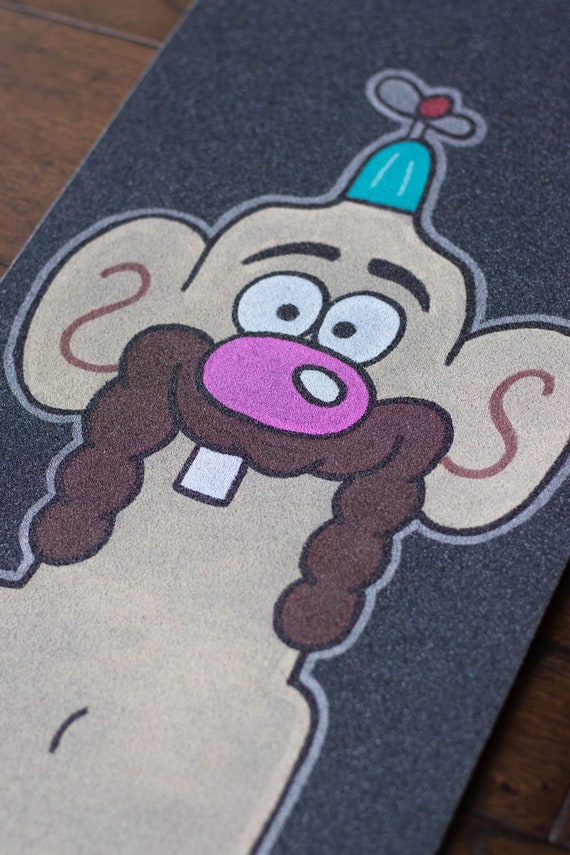 Custom Grip Tape Art Skateboard Grip Tape Art Griptape Skateboard Skateboard Griptape Yoshi Mario Fan Art Skateboard Grip Tape