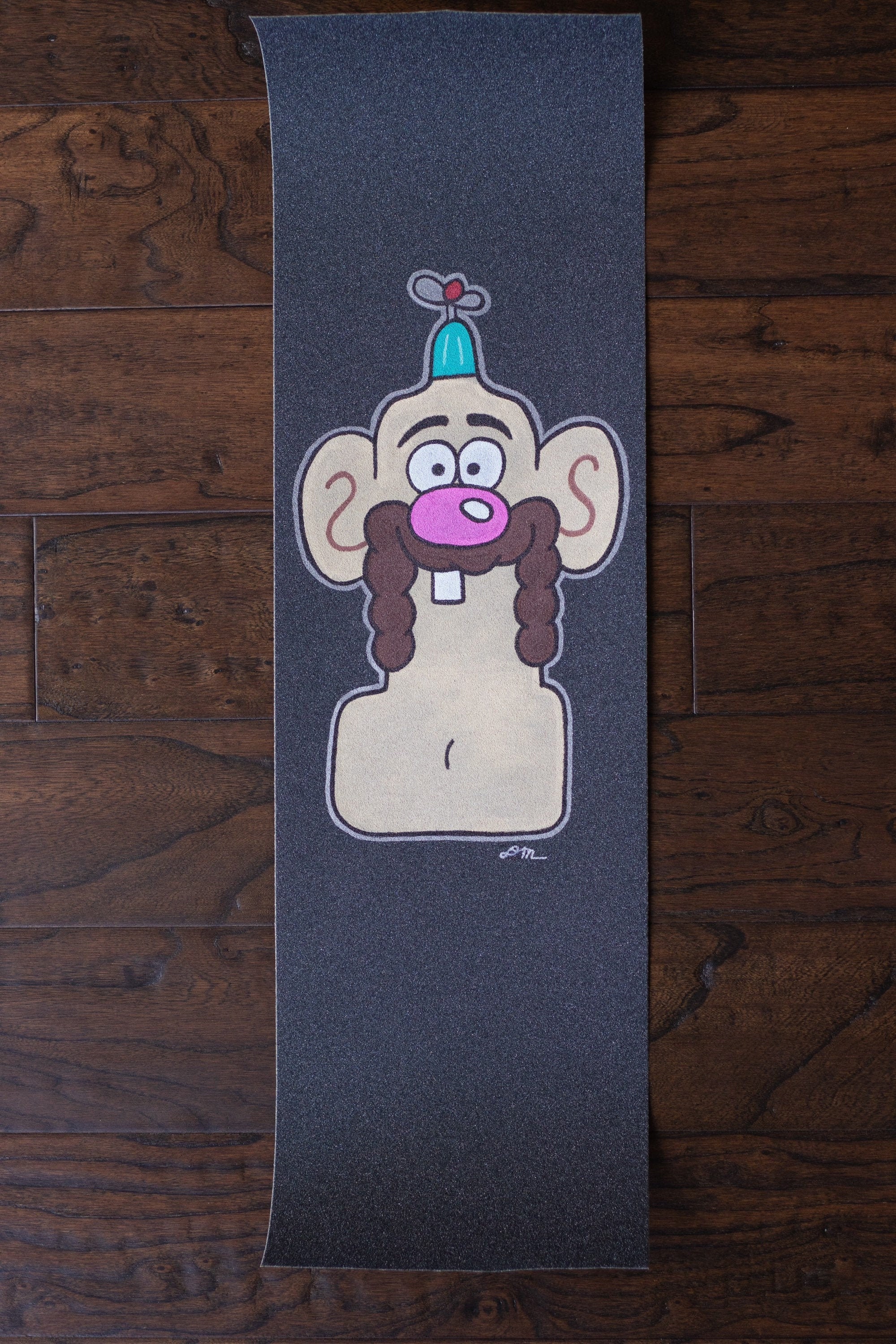 Custom Grip Tape Art Skateboard Grip Tape Art Griptape Skateboard Skateboard Griptape Yoshi Mario Fan Art Skateboard Grip Tape