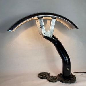 Motorcycle Fender Desk Lamp
