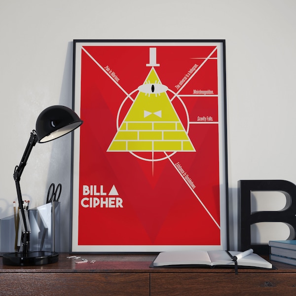 Bill Cipher inspired Graphical Poster