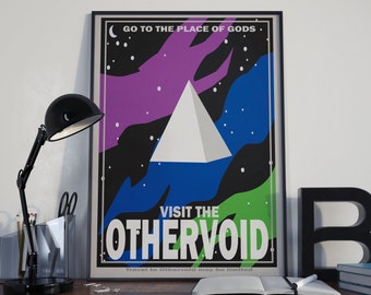 The Othervoid Moon Knight inspired travel poster