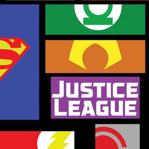 Dc comics Justice league inspired logos poster image 2