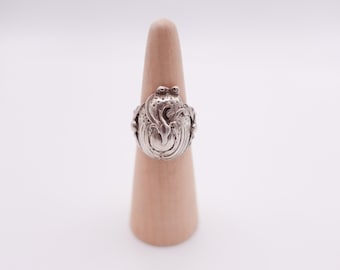 Tribal Vintage Handcrafted Sterling Statement Ring