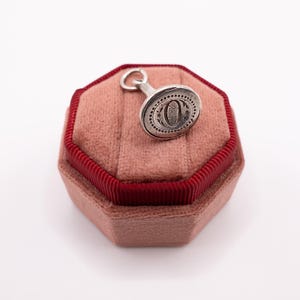 Antique Victorian Era Sterling Silver Seal Pendant