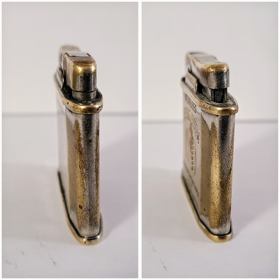 Rare 1940s Pilot No.50 Lighter, Made in Germany, Advertising