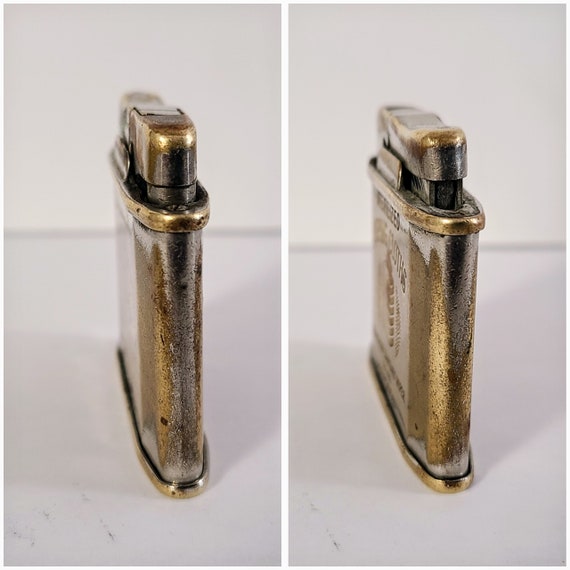 Rare 1940s Pilot No.50 Lighter, Made in Germany, Advertising