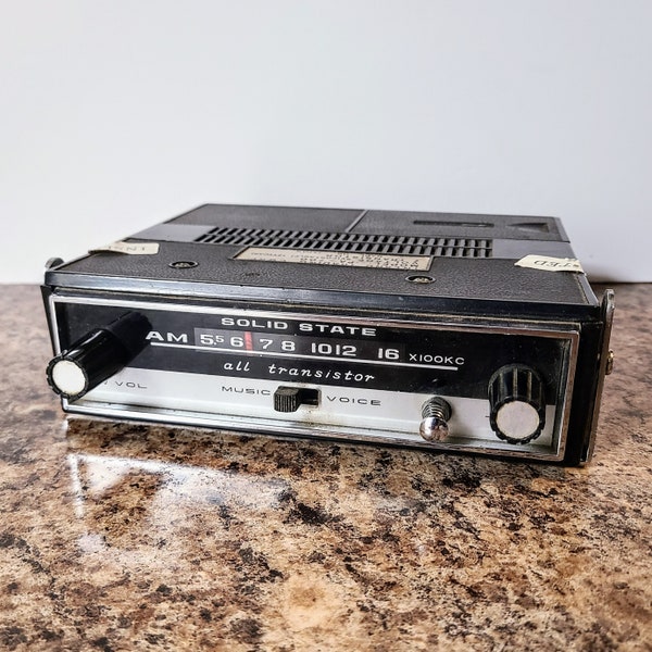 1960s Transistor Portable AM Car Radio PA-700, Inland Trading Corp, Made In Japan, NOT Working