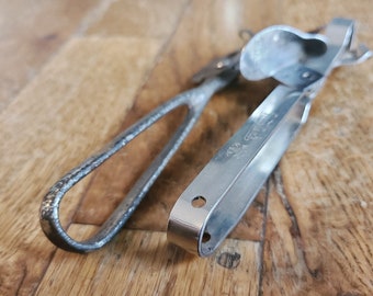 Pair of Vintage Can Openers, Old School Piercing Can Openers, Vaughan's &  Antique Tin Piercer 