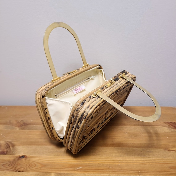 Vintage bamboo purse hotsell