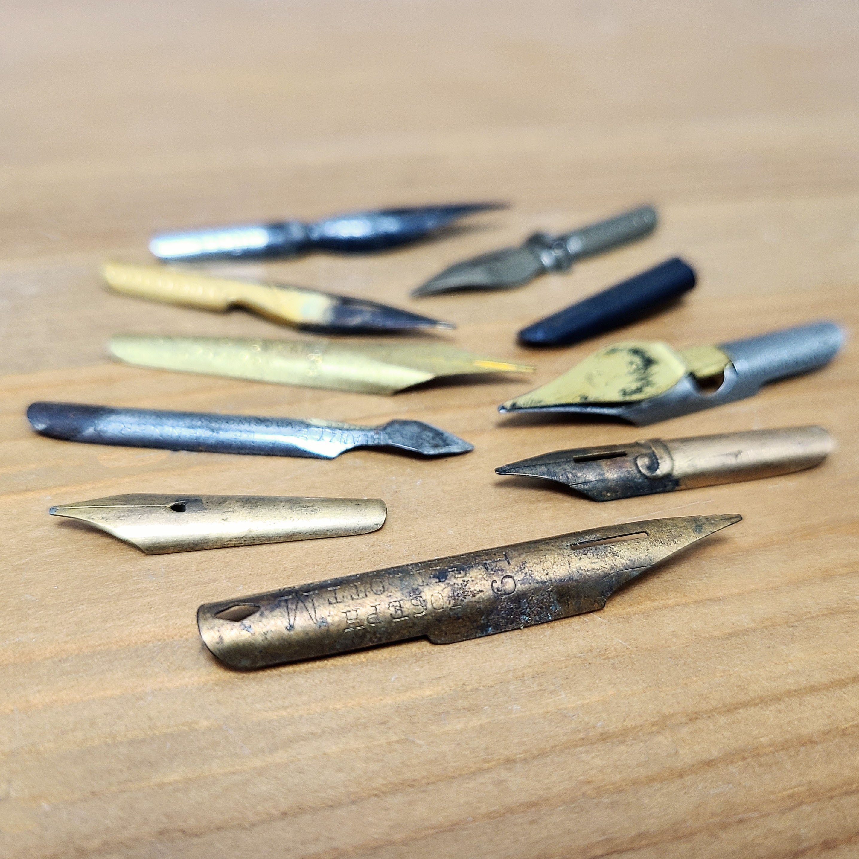 Vintage Dip Pen Nibs, Set of 10 – St. Louis Art Supply