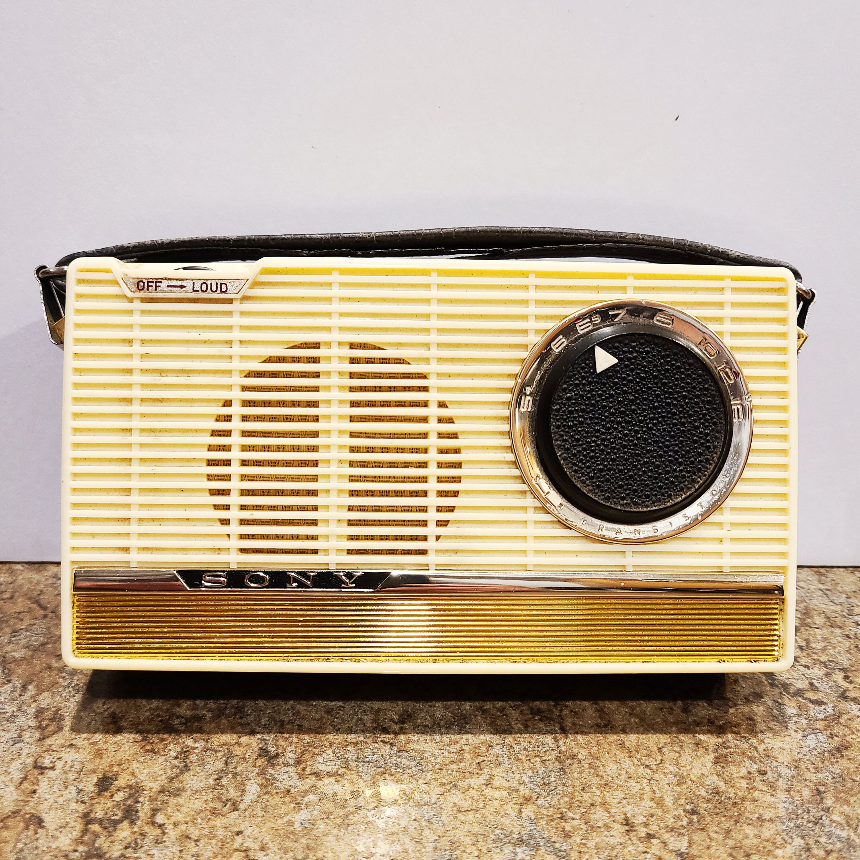 Rare 1960 Sony TR-609 Six Transistor AM Radio, With Original