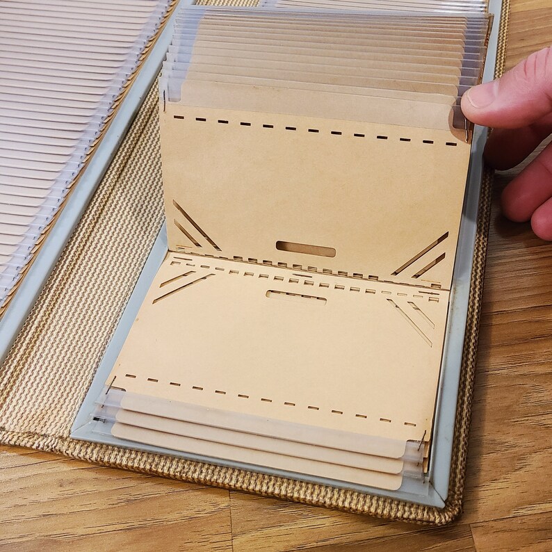 1930s Victor Visible Card File Index Book Folding Flip Kardex Etsy