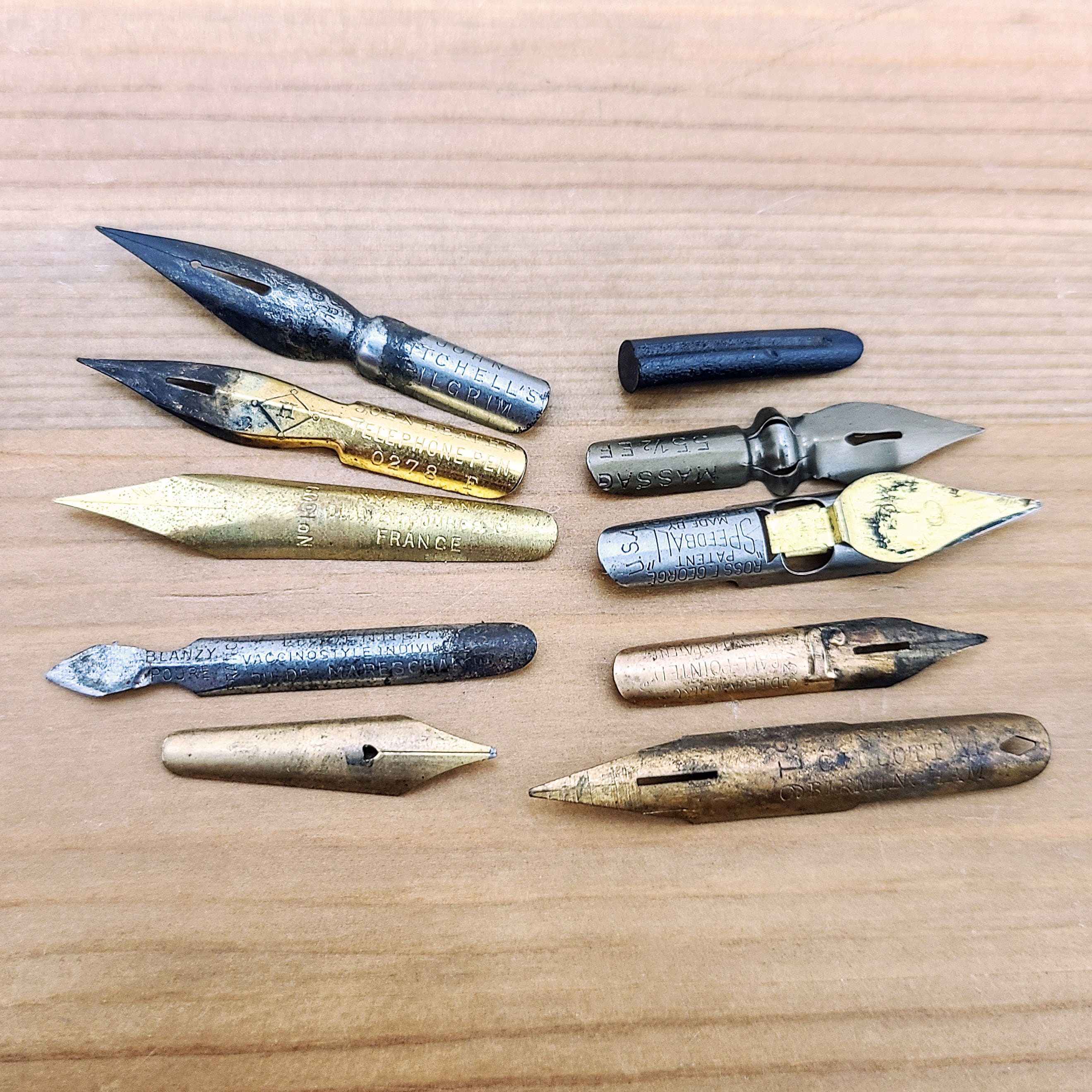 German Vintage Glass Dip Pen Nibs / RAD AND HUNGRY