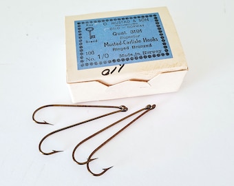 2 Vintage Pflueger Hande-pak Fish Hook Tins With Hooks / Antique Pflueger  Hand-pak Fish Hooks -  Canada
