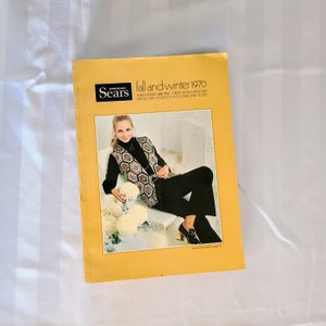 1970 Simpsons Sears Fall and Winter Catalogue, Canadian Edition, 854 Pages, Rare Fashion Catalog