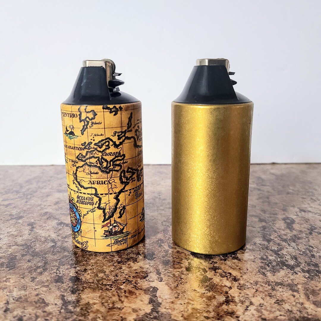 Pair of Vintage Cricket Lighter Sleeves, wild Cricket Table Lighter