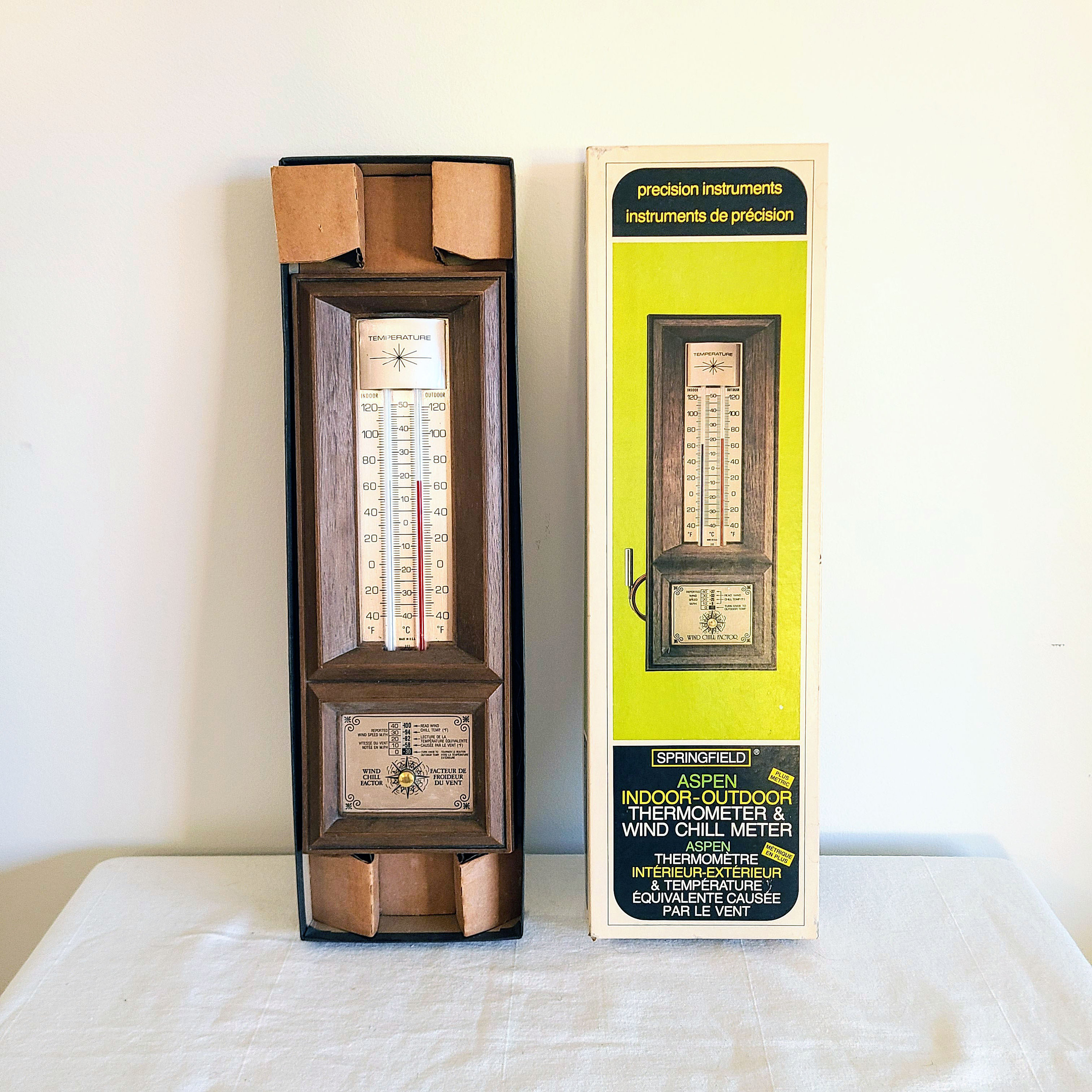 Vintage NOS Taylor 5377 Indoor / Outdoor Thermometer 