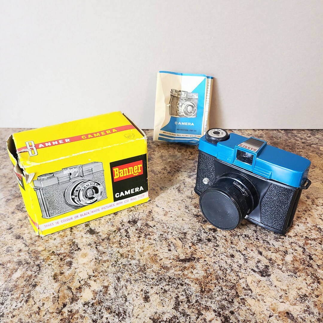 Vintage Banner Camera, Model W20A, Made in Hong Kong, With Original Box