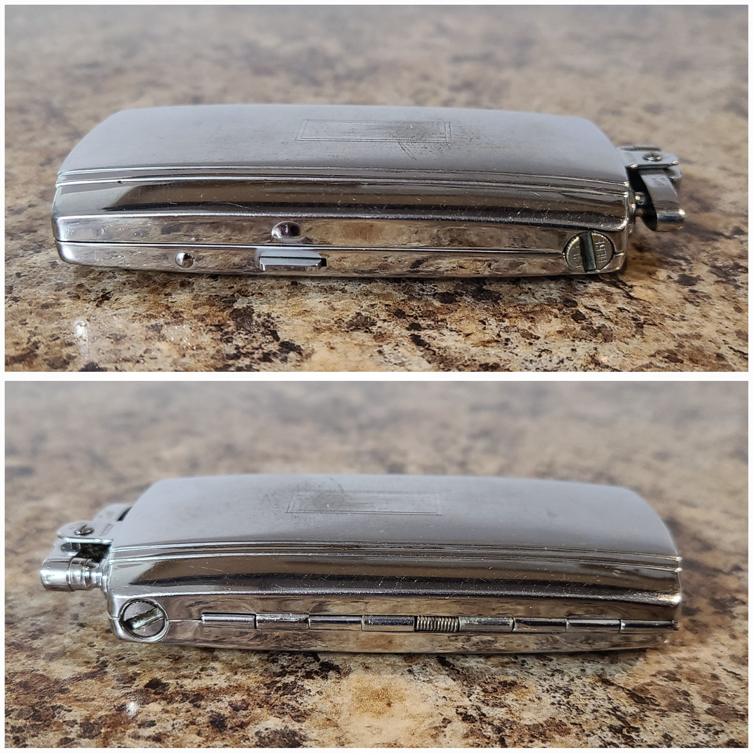 RARE 1930s Ronson Cigarette Case & Lighter Combo Made in Etsy