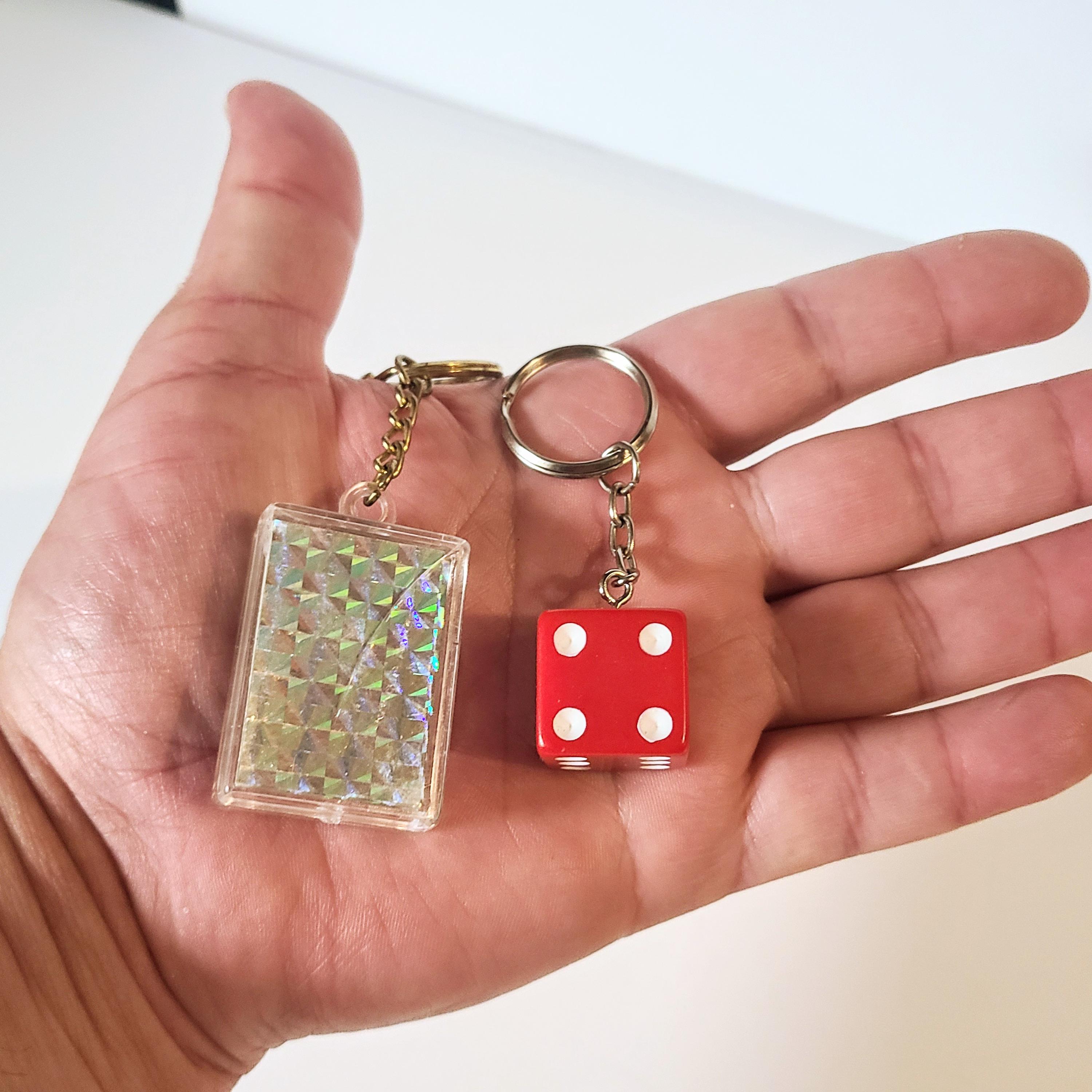 Vintage Casino Keychains, 54 Deck Miniature Playing Cards