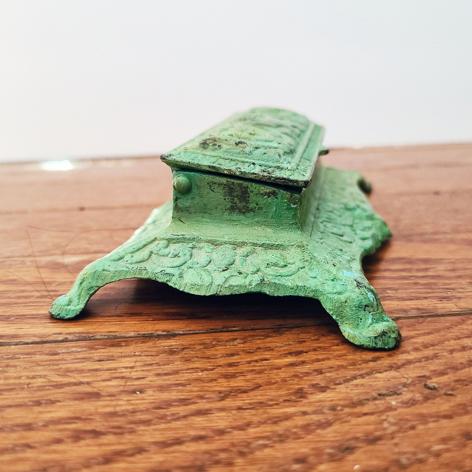 Antique Postage Stamp Holder French Victorian Desk Accessory Etsy