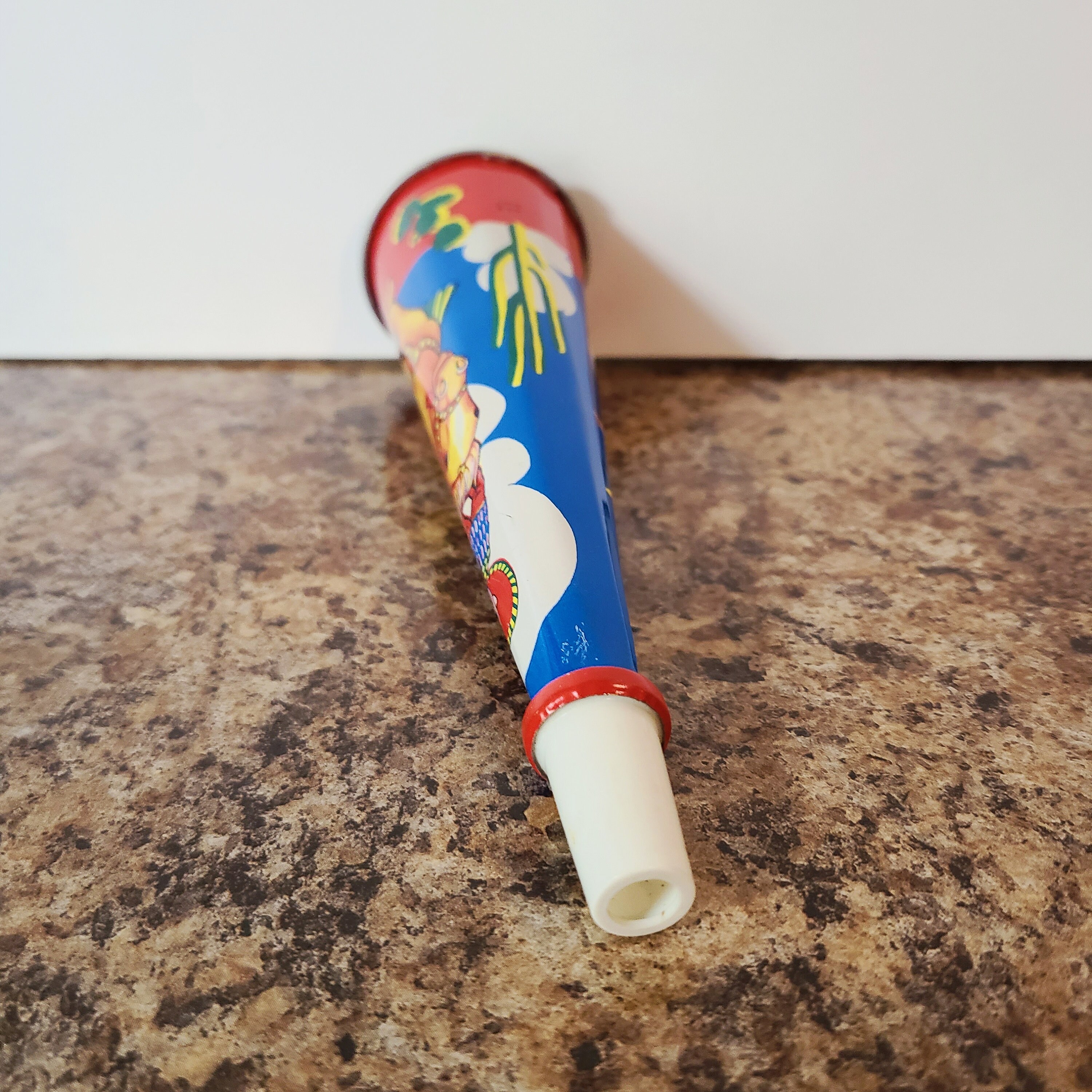 1950s Tin Litho Noisemakers, Japan & USA, Spinning Noise