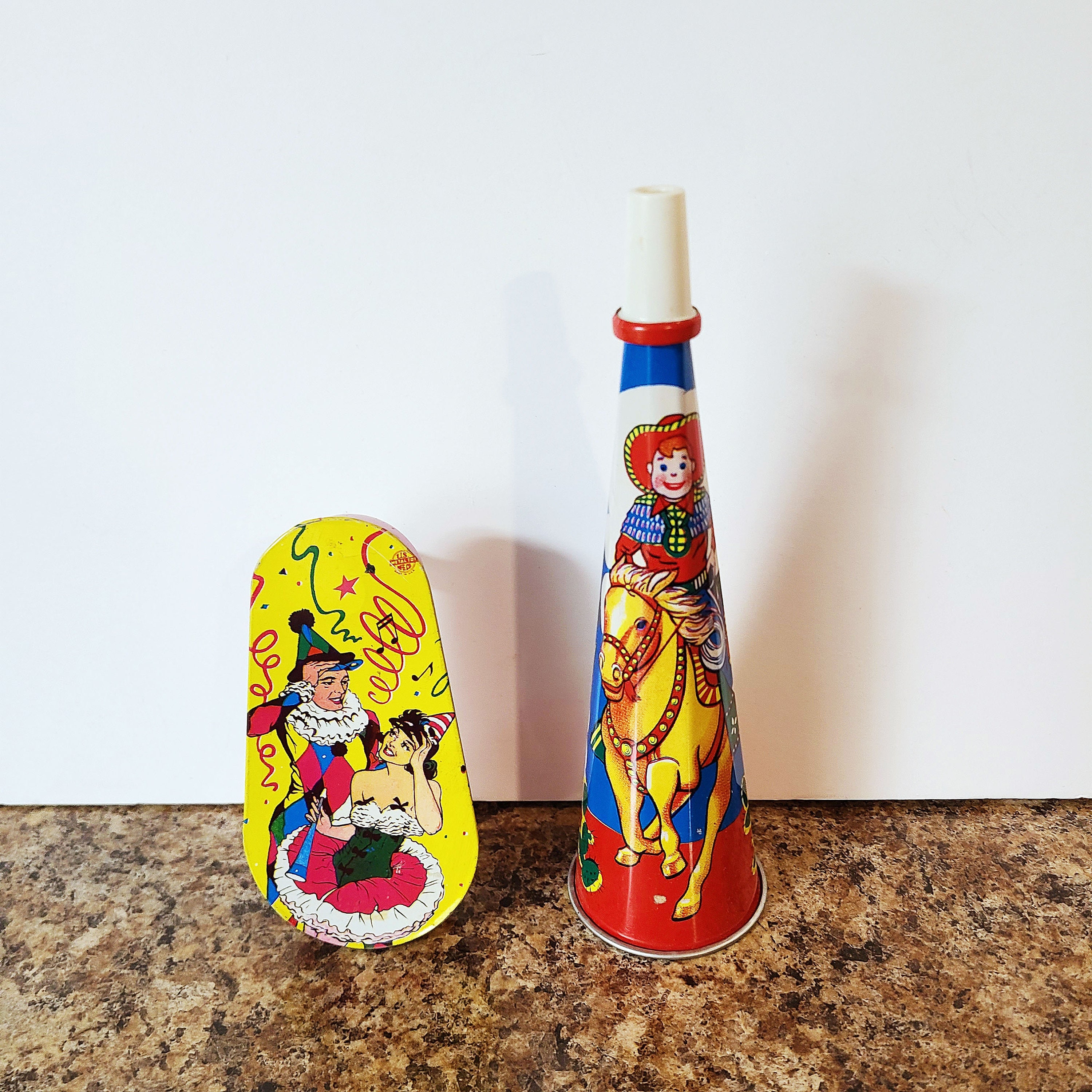【有名人芸能人】 Litho Tin 1950s Noisemakers, Noise Spinning USA, & Japan その他