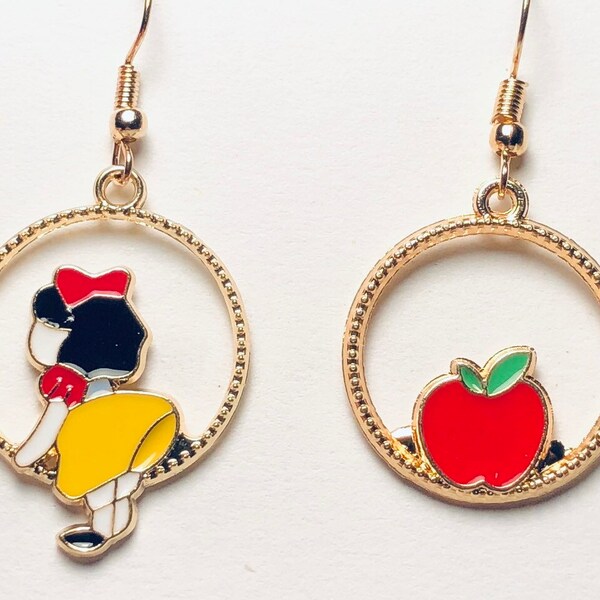 Snow White Earrings Etsy
