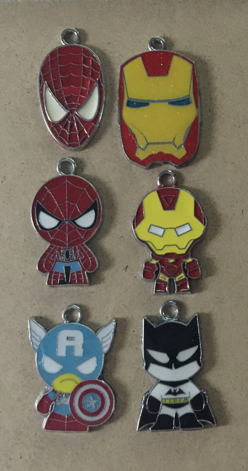 Superhero Charms Set