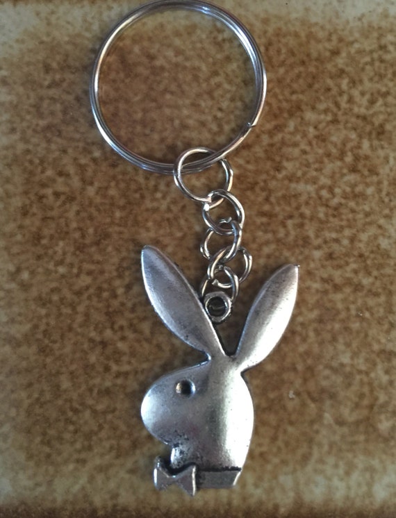 Playboy Bunny Keychain Etsy