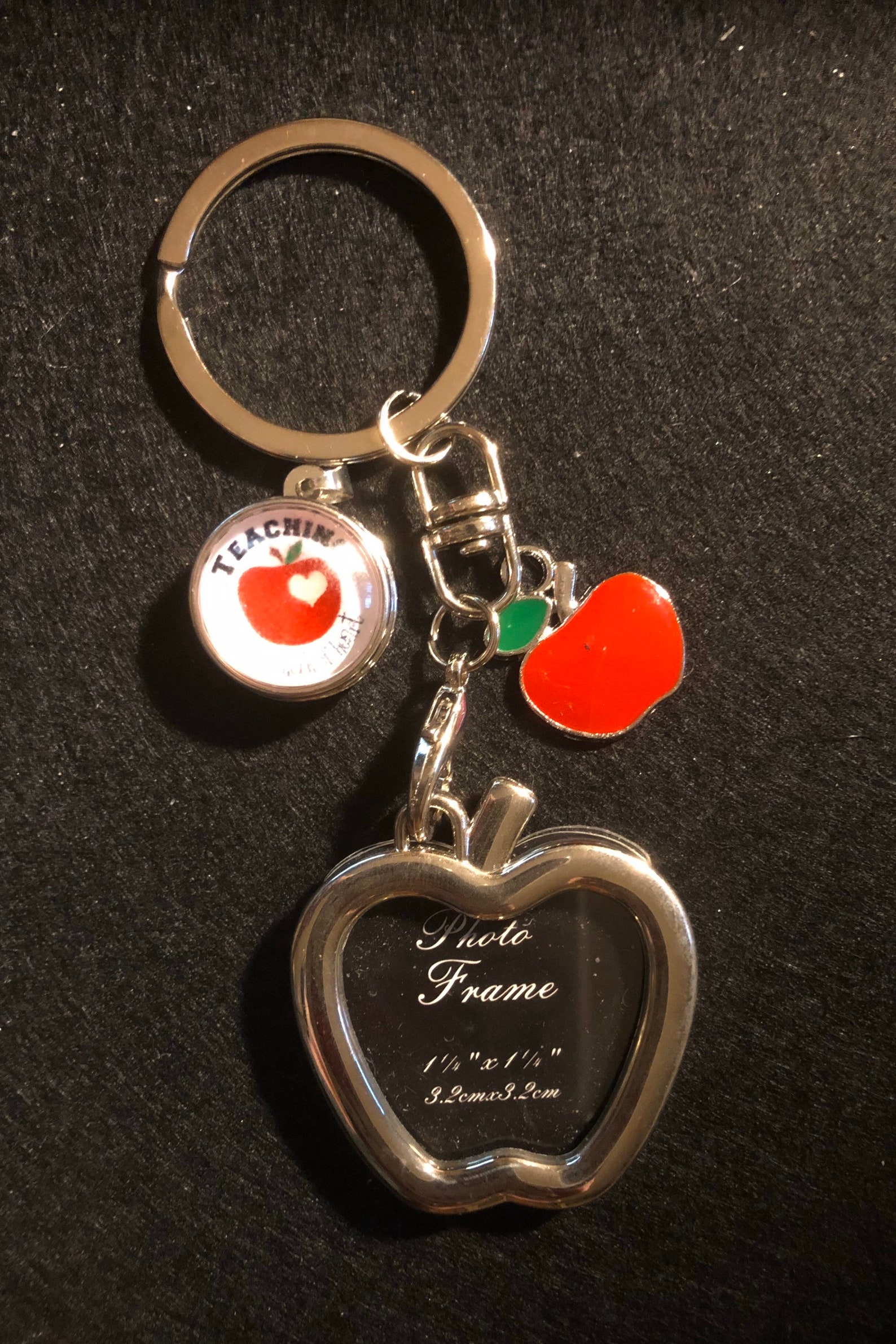 Apple Picture Keychain Etsy