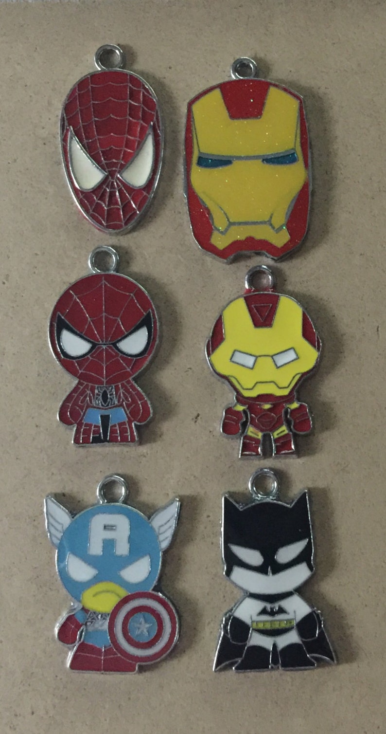 Superhero Charms Set