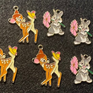 Bambi and Thumper Charms