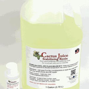 Cactus Juice Stabilizing Resin By Turntex – 1/2 Gallon (Free Shipping In USA)