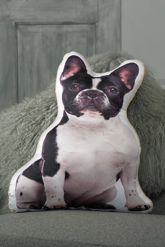 Adorable French Bulldog Shaped Cushion | Etsy